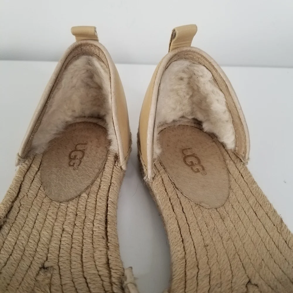 UGG Libbi Striped Serape Espadrille Flats Size 6
